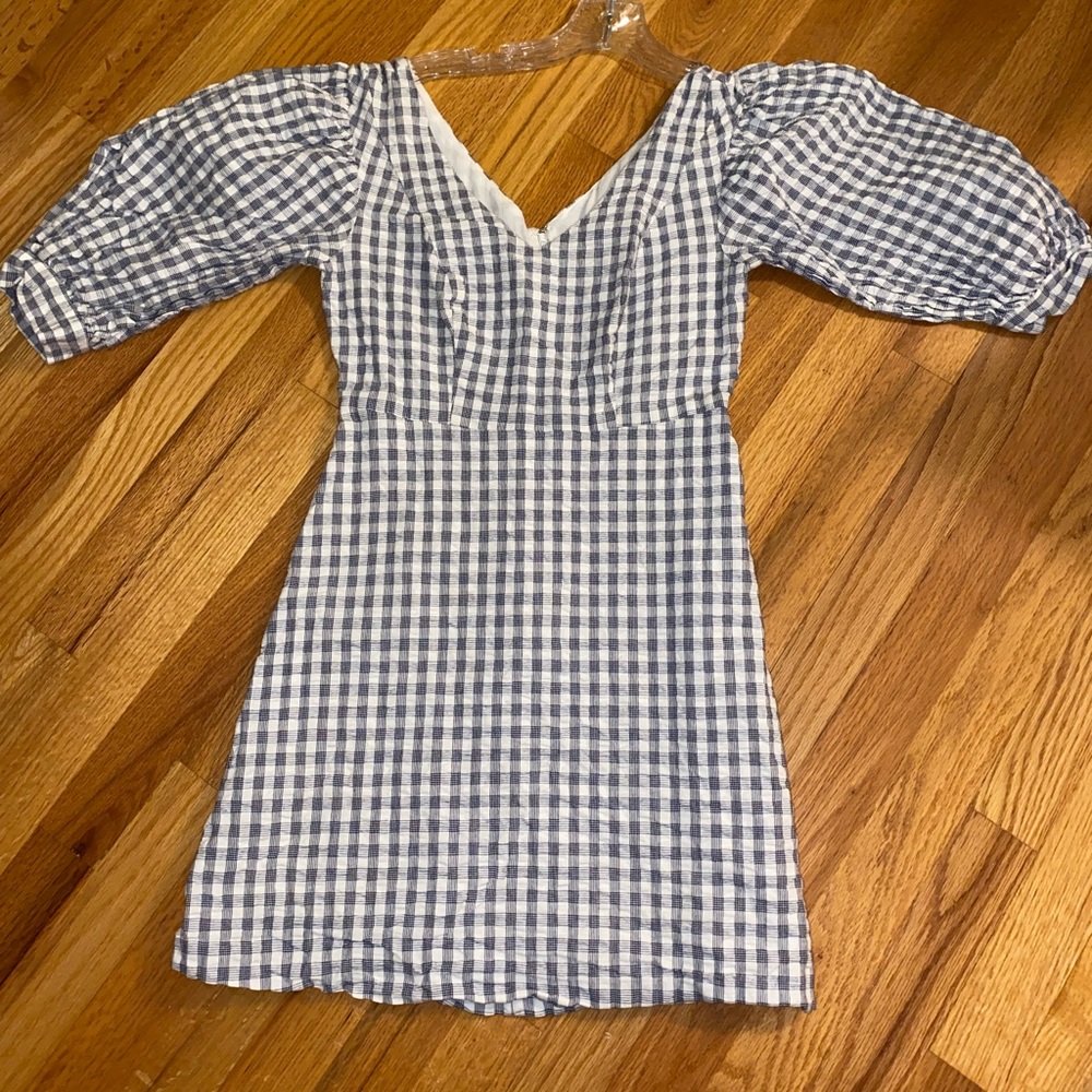 Urban Outfitters Blue gingham Dress; Size Small